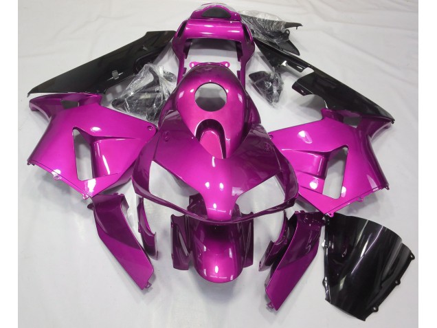 Rosa Caldo Tinta Unita 2003-2004 Honda CBR600RR Carene Moto Rosa Caldo Tinta Unita 2003-2004 Honda CBR600RR Carene Moto