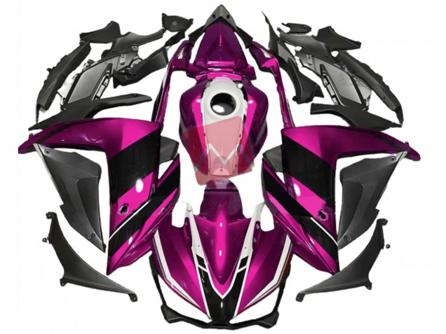 Rosa In Bianco & Nero 2015-2018 Yamaha R3 Carene Moto Rosa In Bianco & Nero 2015-2018 Yamaha R3 Carene Moto
