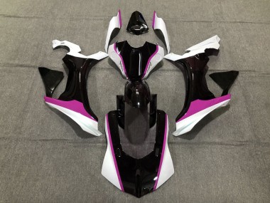 Rosa In Bianco & Nero 2015-2019 Yamaha R1 Carene Moto