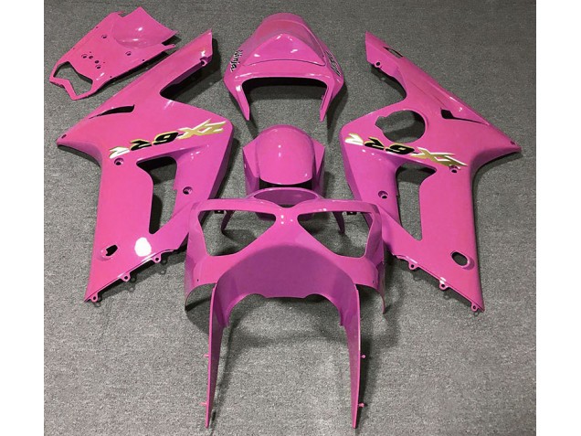 Rosa Lucido 2003-2004 Kawasaki ZX6R Carene Moto Rosa Lucido 2003-2004 Kawasaki ZX6R Carene Moto