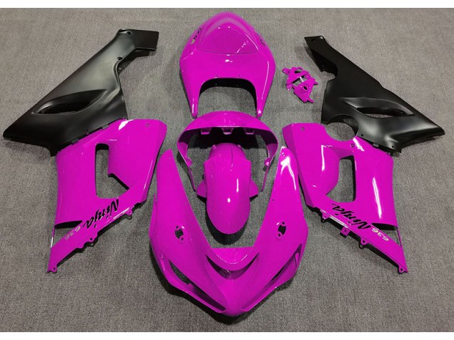 Rosa Lucido 2005-2006 Kawasaki ZX6R Carene Moto