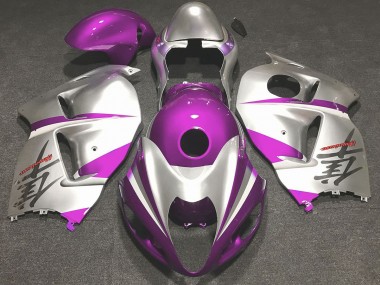 Rosa Lucido & Argento 1997-2007 Suzuki GSXR 1300 Carene Moto