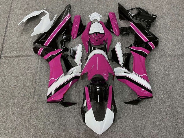 Rosa Lucido Bianco & Nero 2017-2023 Honda CBR1000RR Carene Moto Rosa Lucido Bianco & Nero 2017-2023 Honda CBR1000RR Carene Moto
