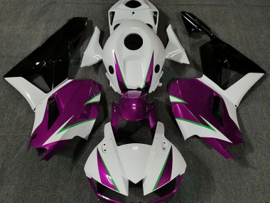Rosa Lucido Bianco & Verde 2013-2023 Honda CBR600RR Carene Moto