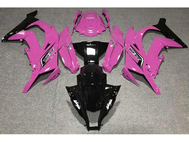 Rosa Lucido & Loghi 2011-2015 Kawasaki ZX10R Carene Moto Rosa Lucido & Loghi 2011-2015 Kawasaki ZX10R Carene Moto