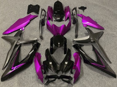 Rosa Lucido & Verde R 2008-2010 Suzuki GSXR 600-750 Carene Moto
