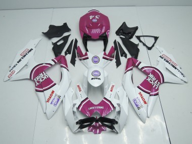 Rosa Lucky Strike 2008-2010 Suzuki GSXR 600-750 Carene Moto