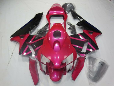 Rosa & Nero 2003-2004 Honda CBR600RR Carene Moto