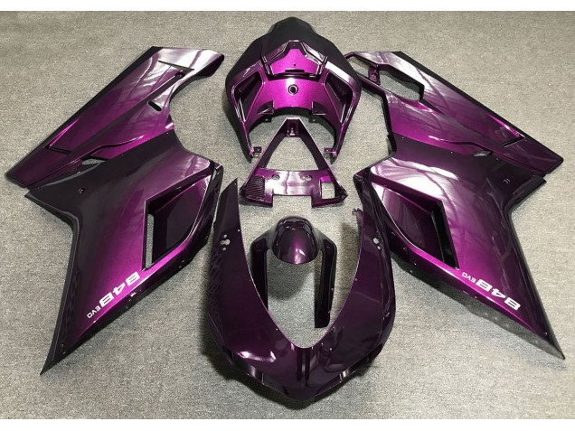 Rosa Scuro 2007-2014 Ducati 848 1098 1198 Carene Moto Rosa Scuro 2007-2014 Ducati 848 1098 1198 Carene Moto