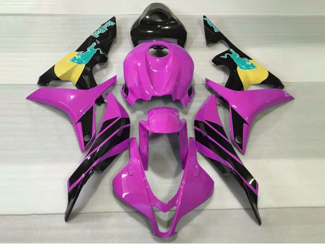 Rosa & Verde Acqua Toro 2007-2008 Honda CBR600RR Carene Moto Rosa & Verde Acqua Toro 2007-2008 Honda CBR600RR Carene Moto