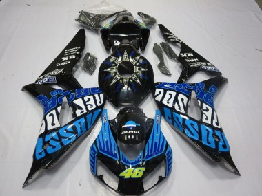 Rossi Blu Lucido 2006-2007 Honda CBR1000RR Carene Moto