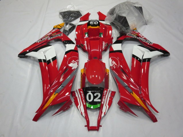 Rosso 02 2011-2015 Kawasaki ZX10R Carene Moto Rosso 02 2011-2015 Kawasaki ZX10R Carene Moto