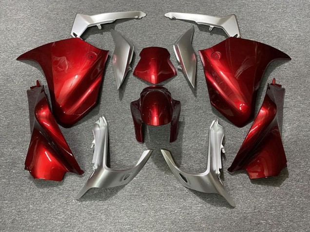 Rosso & Argento 2010-2013 Honda VFR1200 Carene Moto Rosso & Argento 2010-2013 Honda VFR1200 Carene Moto