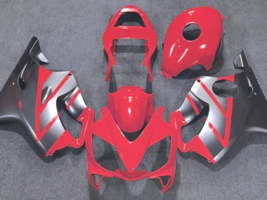 Rosso & Argento Opaco 2001-2003 Honda CBR600 F4i Carene Moto