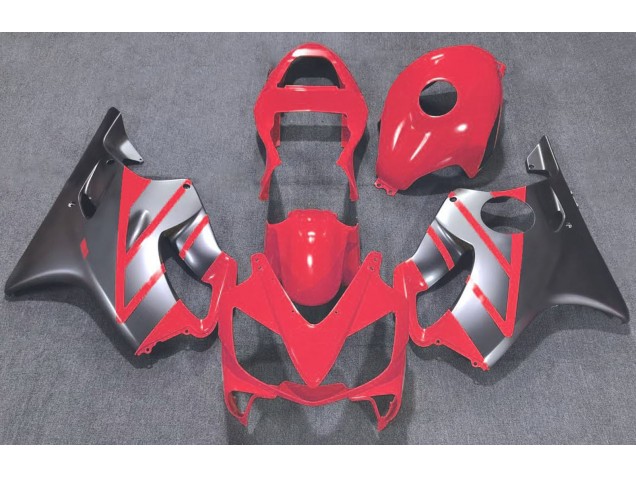 Rosso & Argento Opaco 2001-2003 Honda CBR600 F4i Carene Moto Rosso & Argento Opaco 2001-2003 Honda CBR600 F4i Carene Moto