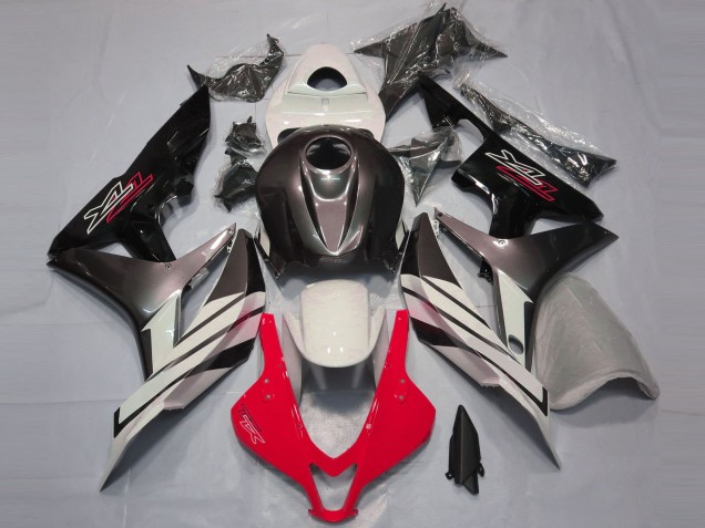 Rosso Bianco & Grigio 2007-2008 Honda CBR600RR Carene Moto Rosso Bianco & Grigio 2007-2008 Honda CBR600RR Carene Moto