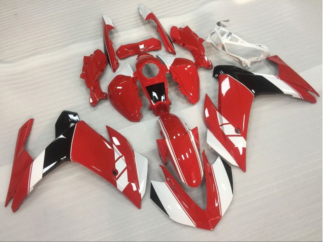 Rosso & Bianco Lucido 2015-2018 Yamaha R3 Carene Moto Rosso & Bianco Lucido 2015-2018 Yamaha R3 Carene Moto