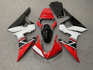 Rosso Bianco & Nero 2003-2004 Yamaha R6 Carene Moto