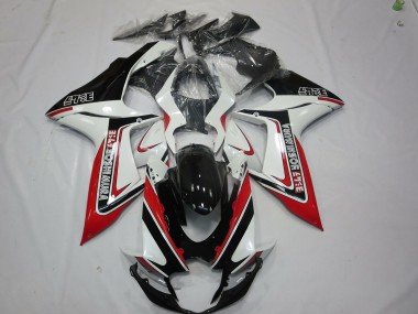 Rosso Bianco & Nero 2011-2024 Suzuki GSXR 600-750 Carene Moto