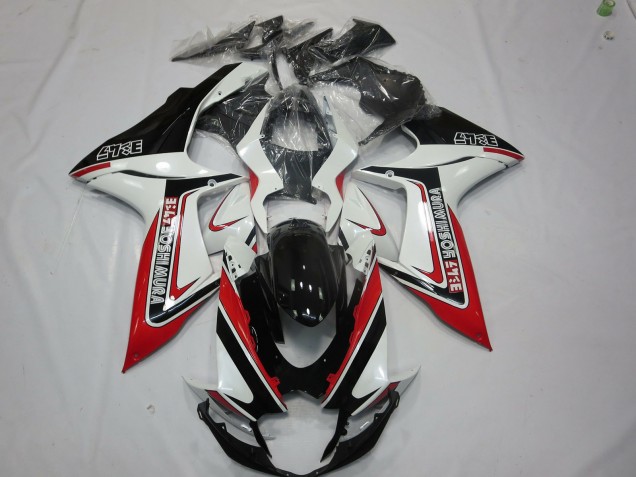 Rosso Bianco & Nero 2011-2024 Suzuki GSXR 600-750 Carene Moto Rosso Bianco & Nero 2011-2024 Suzuki GSXR 600-750 Carene Moto