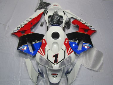 Rosso Bianco Nero & Blu 2003-2004 Honda CBR600RR Carene Moto