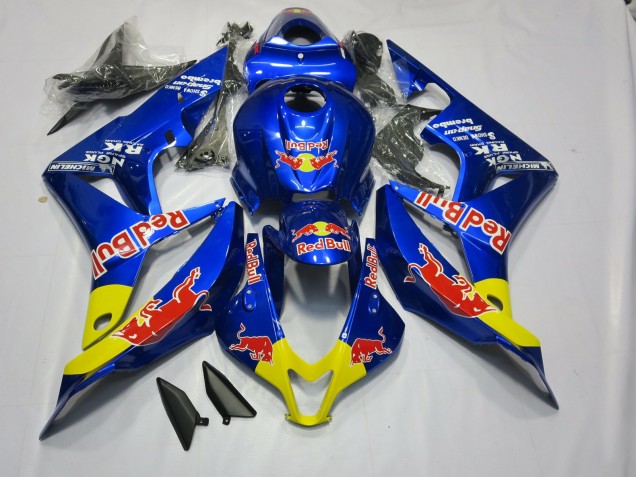 Rosso Blu Profondo Toro 2007-2008 Honda CBR600RR Carene Moto Rosso Blu Profondo Toro 2007-2008 Honda CBR600RR Carene Moto