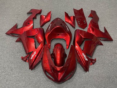 Rosso Caramella 2006-2007 Kawasaki ZX10R Carene Moto
