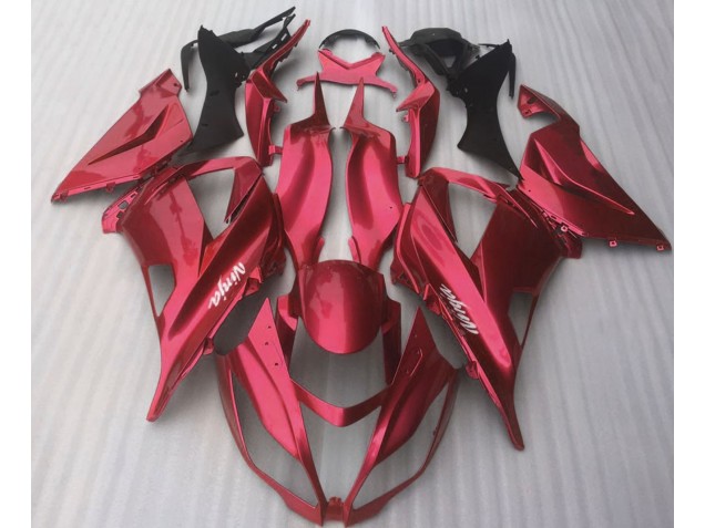 Rosso Caramella Lucido 2016-2019 Kawasaki ZX10R Carene Moto Rosso Caramella Lucido 2016-2019 Kawasaki ZX10R Carene Moto