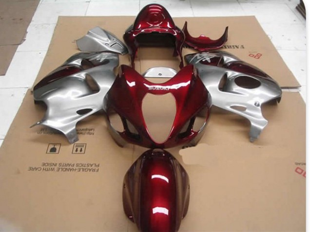 Rosso D Argento 1997-2007 Suzuki GSXR 1300 Carene Moto Rosso D Argento 1997-2007 Suzuki GSXR 1300 Carene Moto