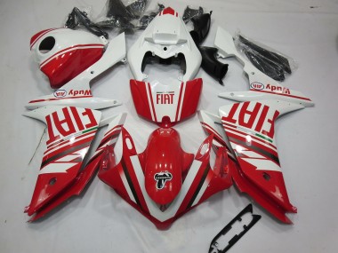 Rosso Fiat 2007-2008 Yamaha R1 Carene Moto