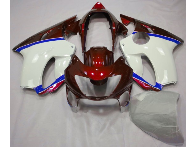 Rosso Intenso & Blu 1999-2000 Honda CBR600 F4 Carene Moto Rosso Intenso & Blu 1999-2000 Honda CBR600 F4 Carene Moto