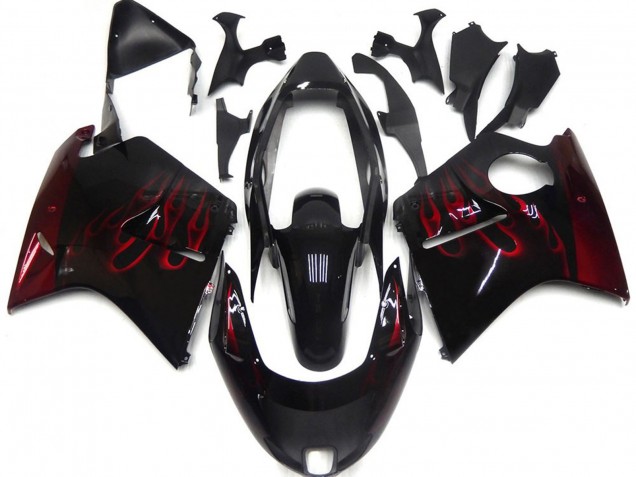 Rosso Intenso Fiamma 1996-2007 Honda CBR1100XX Carene Moto Rosso Intenso Fiamma 1996-2007 Honda CBR1100XX Carene Moto