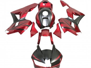 Rosso Intenso & Nero Opaco 2013-2023 Honda CBR600RR Carene Moto