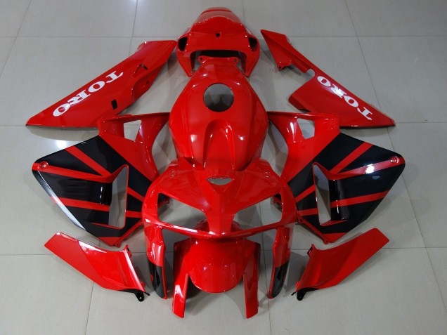 Rosso Lucido 2005-2006 Honda CBR600RR Carene Moto Rosso Lucido 2005-2006 Honda CBR600RR Carene Moto