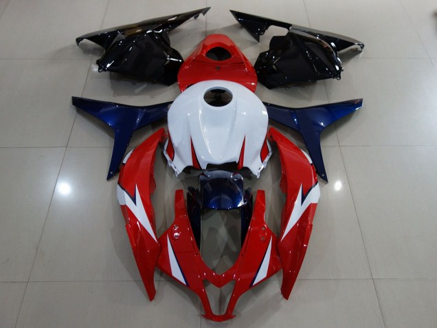 Rosso Lucido/Bianco 2009-2012 Honda CBR600RR Carene Moto Rosso Lucido/Bianco 2009-2012 Honda CBR600RR Carene Moto
