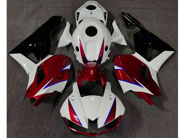 Rosso Lucido Bianco & Blu 2013-2023 Honda CBR600RR Carene Moto Rosso Lucido Bianco & Blu 2013-2023 Honda CBR600RR Carene Moto