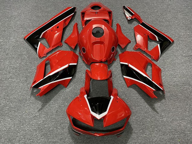 Rosso Lucido Bianco & Nero 2013-2023 Honda CBR600RR Carene Moto Rosso Lucido Bianco & Nero 2013-2023 Honda CBR600RR Carene Moto