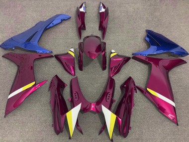 Rosso Lucido & Blu 2011-2024 Suzuki GSXR 600-750 Carene Moto