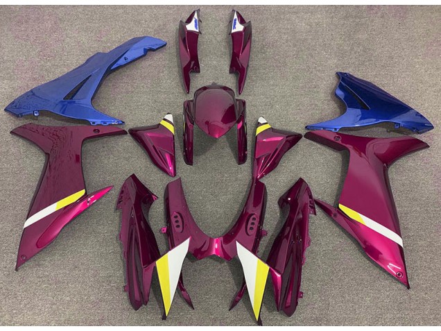 Rosso Lucido & Blu 2011-2024 Suzuki GSXR 600-750 Carene Moto Rosso Lucido & Blu 2011-2024 Suzuki GSXR 600-750 Carene Moto