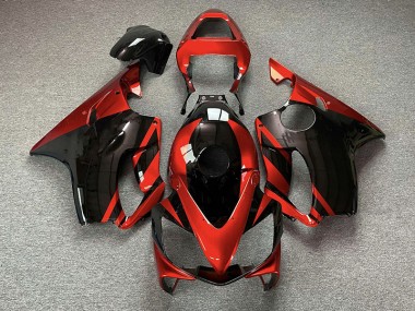 Rosso Lucido & Nero 2001-2003 Honda CBR600 F4i Carene Moto