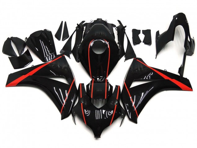 Rosso Lucido & Nero 2008-2011 Honda CBR1000RR Carene Moto Rosso Lucido & Nero 2008-2011 Honda CBR1000RR Carene Moto