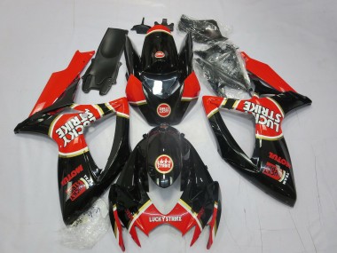 Rosso Lucky Strike 2006-2007 Suzuki GSXR 600-750 Carene Moto