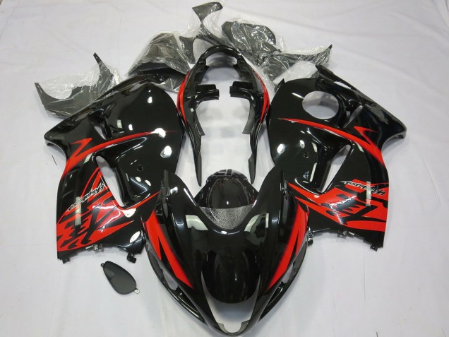 Rosso & Nero 1997-2007 Suzuki GSXR 1300 Carene Moto Rosso & Nero 1997-2007 Suzuki GSXR 1300 Carene Moto
