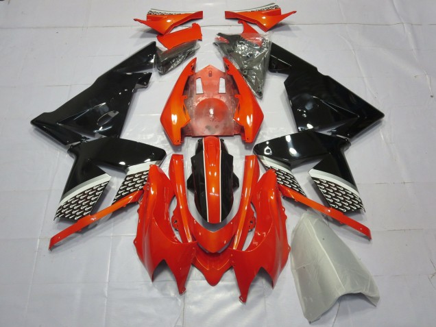 Rosso Nero 2004-2005 Kawasaki ZX10R Carene Moto Rosso Nero 2004-2005 Kawasaki ZX10R Carene Moto