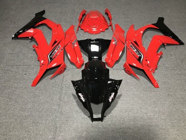 Rosso & Nero 2011-2015 Kawasaki ZX10R Carene Moto