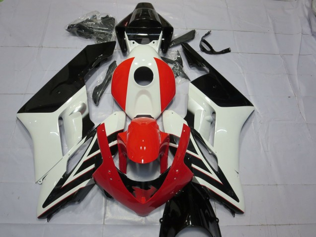 Rosso Nero & Bianco 2004-2005 Honda CBR1000RR Carene Moto Rosso Nero & Bianco 2004-2005 Honda CBR1000RR Carene Moto