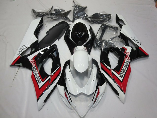 Rosso Nero & Bianco 2005-2006 Suzuki GSXR 1000 Carene Moto Rosso Nero & Bianco 2005-2006 Suzuki GSXR 1000 Carene Moto