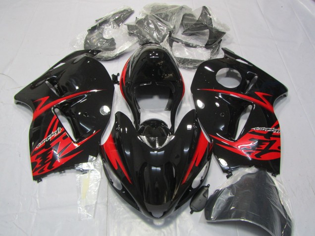 Rosso & Nero Lucido 1997-2007 Suzuki GSXR 1300 Carene Moto Rosso & Nero Lucido 1997-2007 Suzuki GSXR 1300 Carene Moto