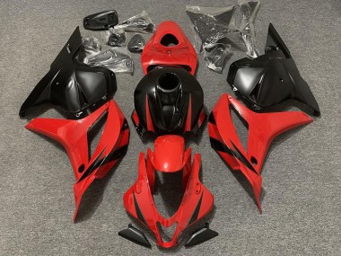 Rosso & Nero Opaco 2009-2012 Honda CBR600RR Carene Moto