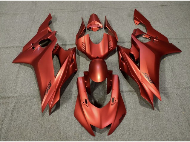 Rosso Opaco 2017-2021 Yamaha R6 Carene Moto Rosso Opaco 2017-2021 Yamaha R6 Carene Moto